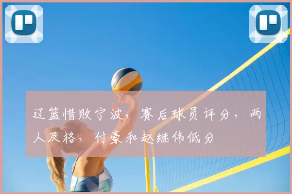 辽篮惜败宁波，赛后球员评分，两人及格，付豪和赵继伟低分