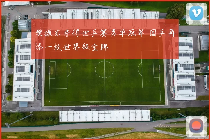 樊振东夺得世乒赛男单冠军 国乒再添一枚世界级金牌